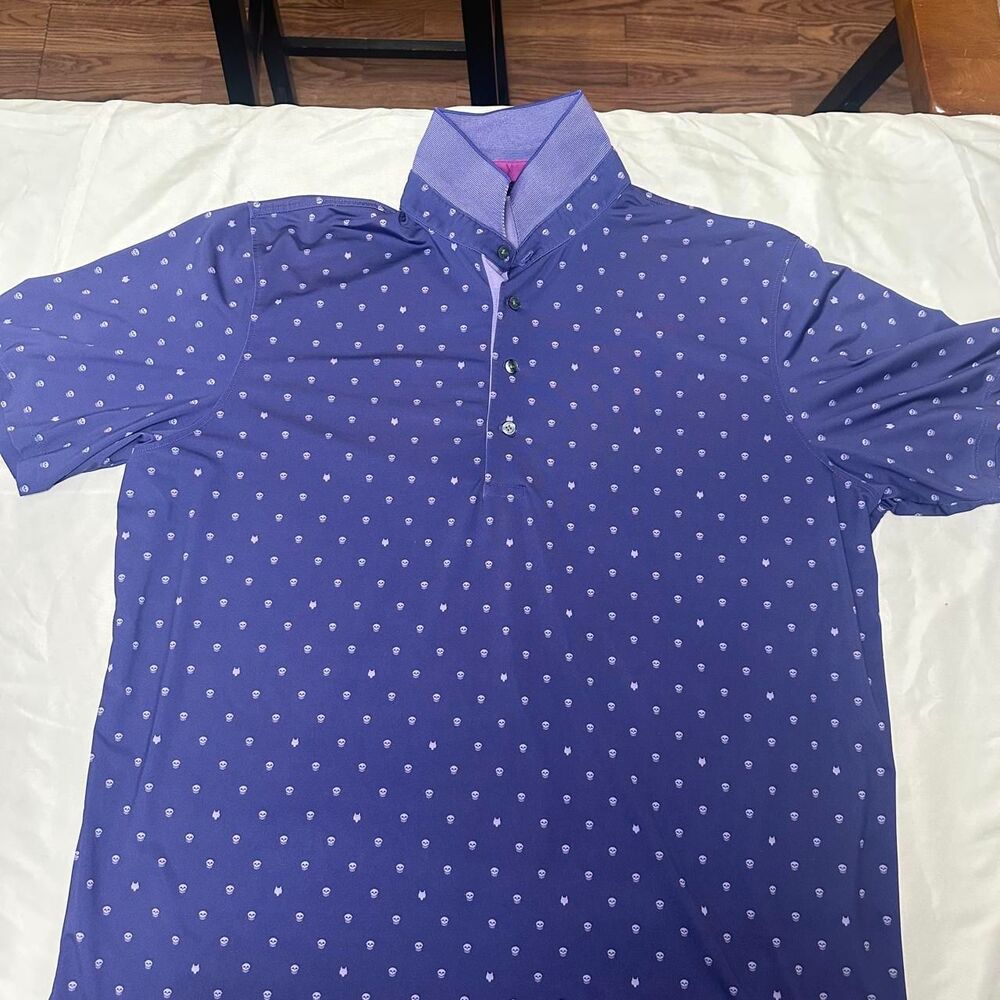 Greyson Skull Golf polo